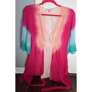 Calypso St. Barth 100% Silk Swim CoverUp Flex Size